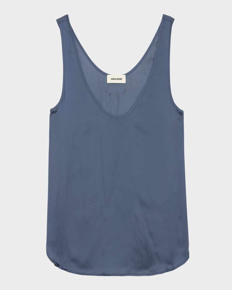 Tarys Satin Tank Top